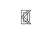 Minimalist Luxury Initials DK Logo, a Branding & Logo Template by Luxury Logos (Thumbnail 3 of 4)