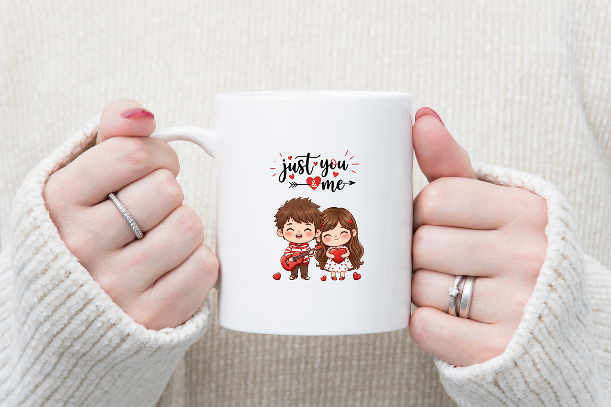 Just You & Me Couple Design, an Illustration by DreamArtGraphic (Photo 3 of 6)
