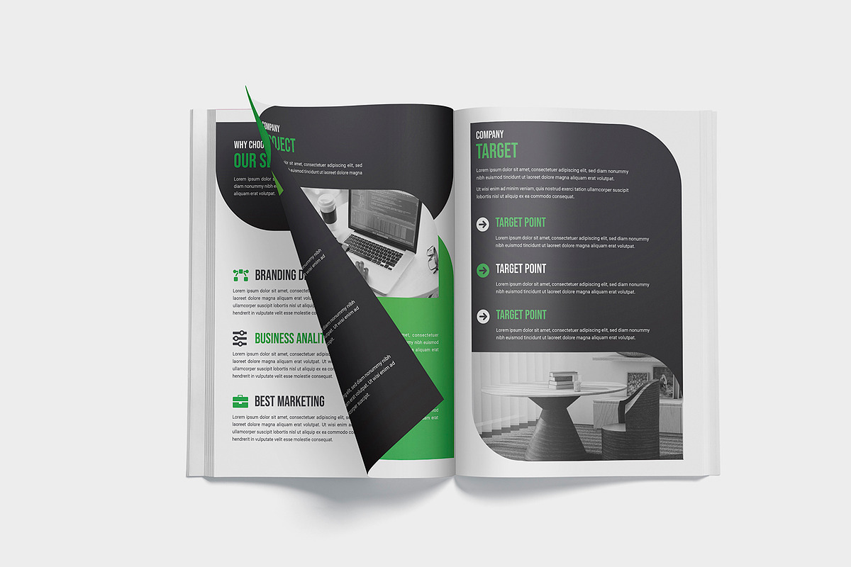 Multipurpose Brochure Template, a Brochure Template by gstudiovect21 (Photo 2 of 8)