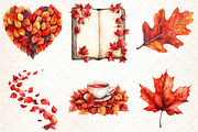 Watercolor Crimson Canopy Clipart, an Illustration by DreamCafeArt (Thumbnail 3 of 7)