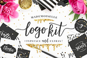 Mademoiselle LOGO KIT + Extras!, a Script Font by Pink Coffie (Thumbnail 15 of 15)