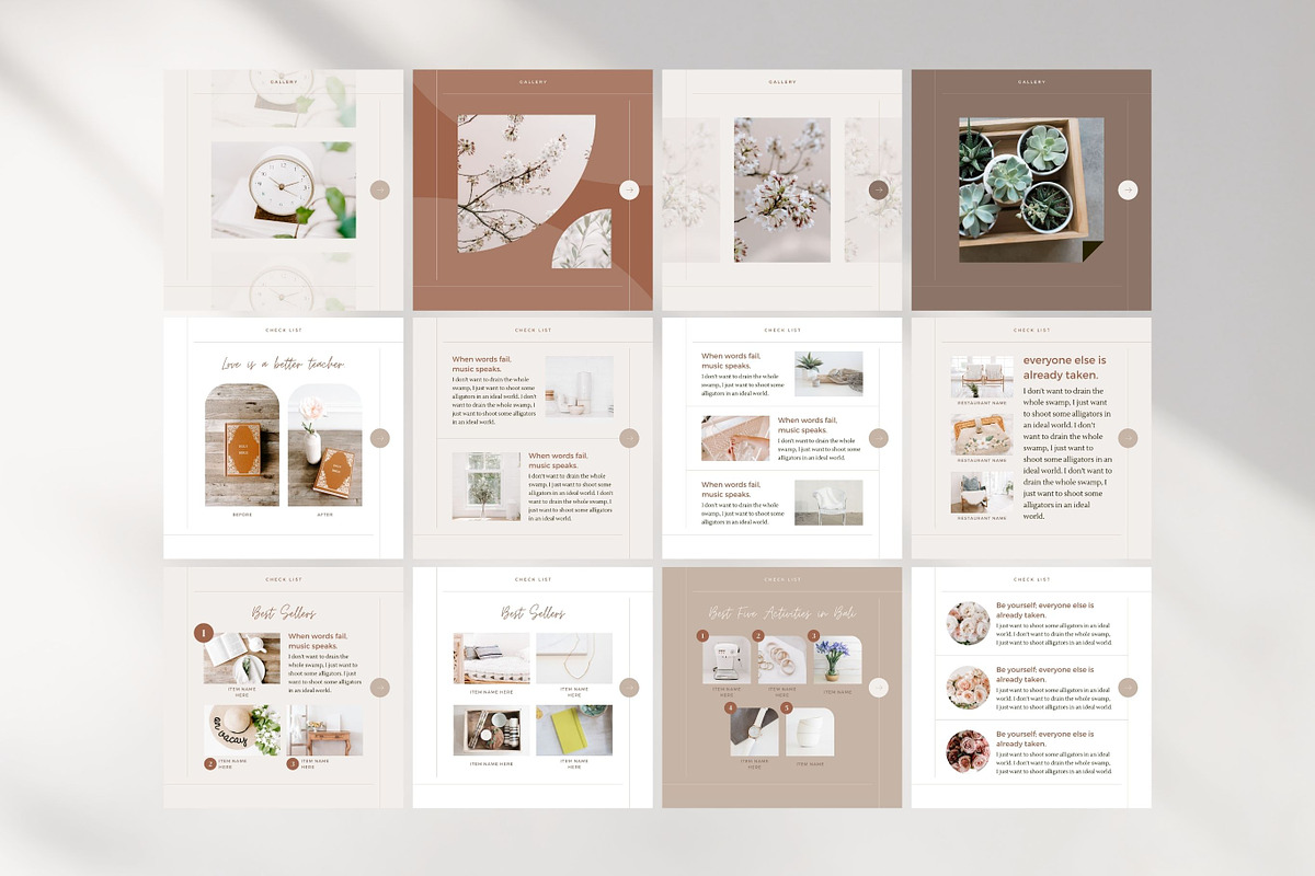 Instagram Post Story Template Pack, a Social Media Template by Keikoya (Photo 7 of 20)