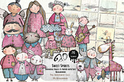 Sweet Spirits: Whimsical Angels, a Person Illustration by NiiiNArt (Thumbnail 1 of 7)