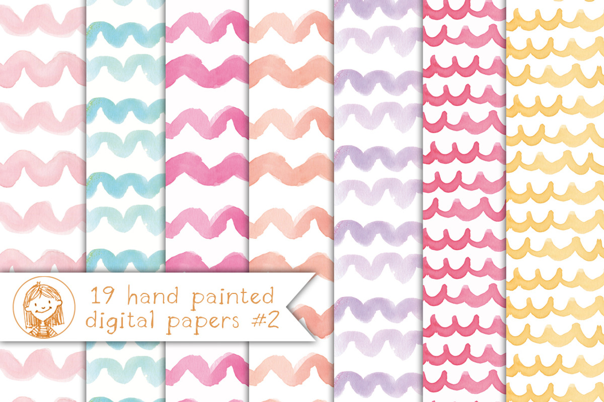 Watercolor Background, Seamless