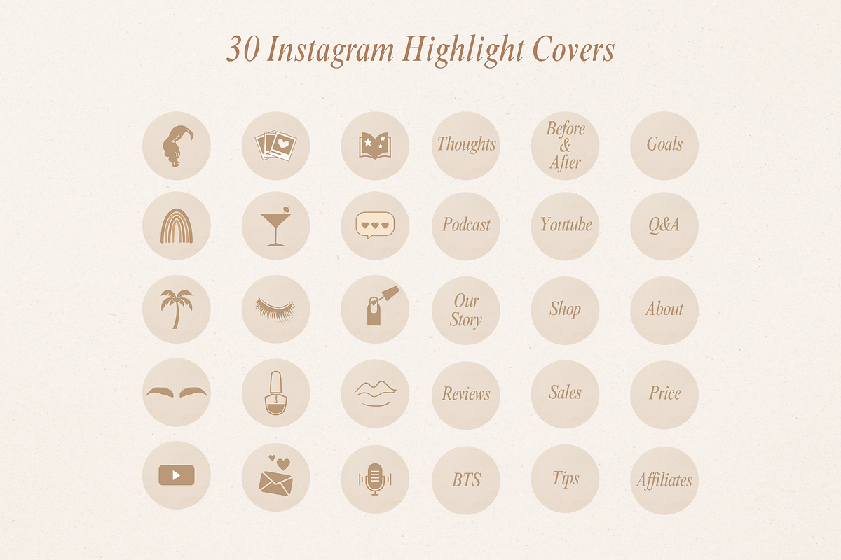 Golden Hour Instagram Beauty Posts, a Social Media Template by GlamWebDesigns (Photo 4 of 7)