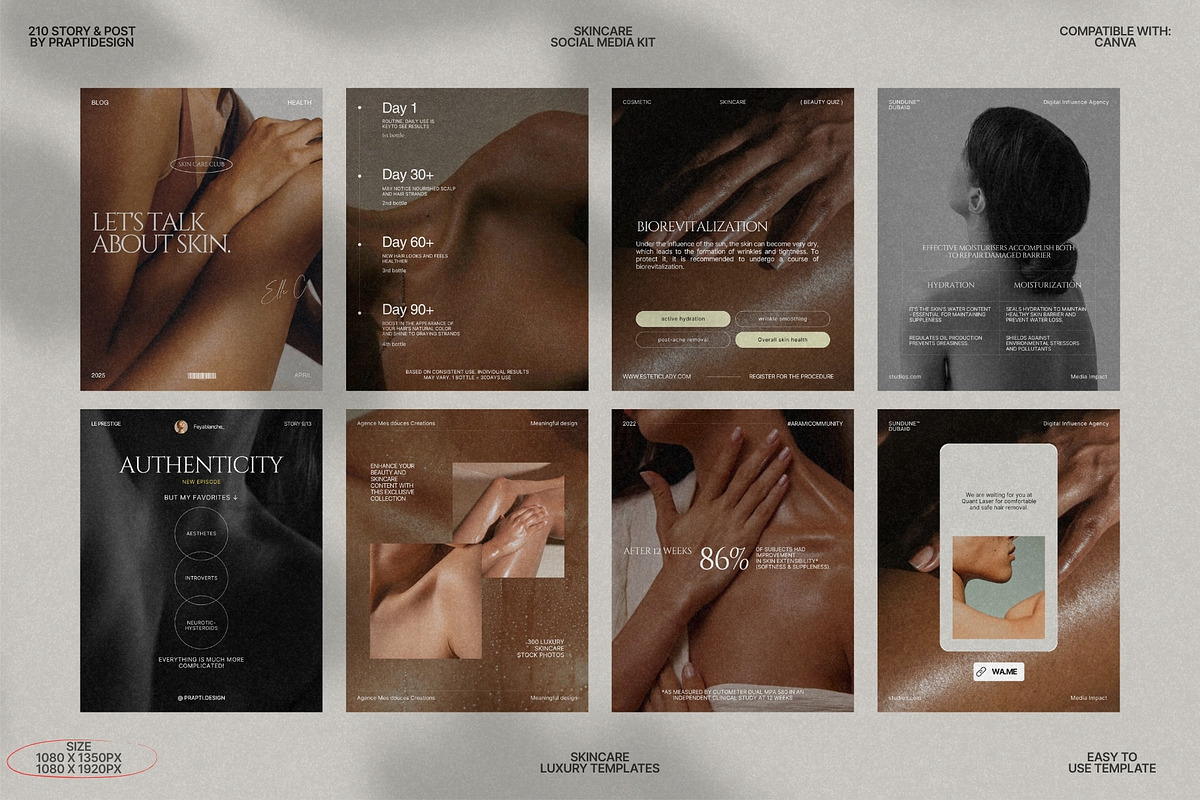 Clean Skincare Story & Post Kit preview 4