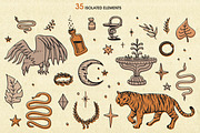 Antique dust illustrations kit, an Animal Illustration by Anastasia Koba (Thumbnail 4 of 16)
