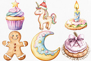 Christmas Pastel Cookie Clipart, an Illustration by Canvas Craft (Thumbnail 4 of 8)