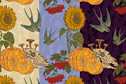 Gothic Autumn Harvest Folk Pattern, a Pattern Graphic by NayaChu (Thumbnail 4 of 9)
