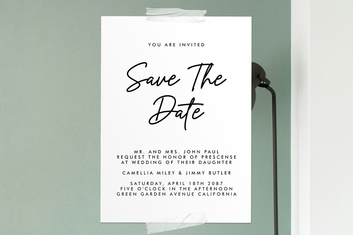 Avelina - Business Branding Font, a Script Font by Jimtype Studio (Photo 2 of 9)