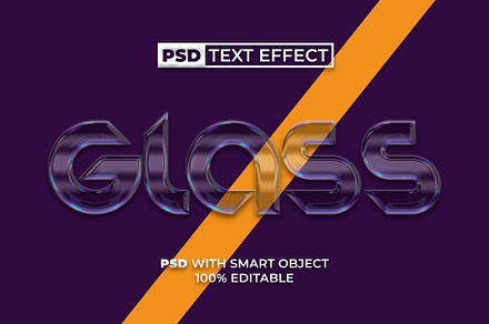 Glass Text Effect Transparent Style, a Layer Style Add-On by Mockmenot