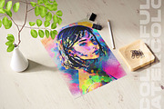 Colorful Watercolor Photo Effects, an Action Add-On by Amorjesu.com (Thumbnail 20 of 40)