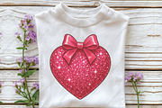 Personalized Valentine Glitter Heart, an Illustration by CraftArtStudio (Thumbnail 3 of 4)