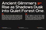 GC Gambio - Modern Sans Grotesque, a Sans Serif Font by Glyphonic (Thumbnail 8 of 15)