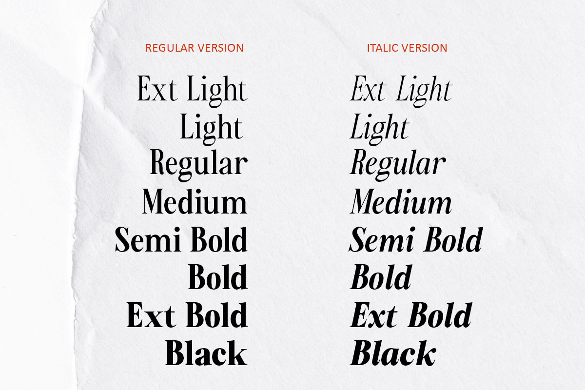 Sailor Mirage | 16 Fonts, a Serif Font by Skinny Type (Photo 3 of 15)