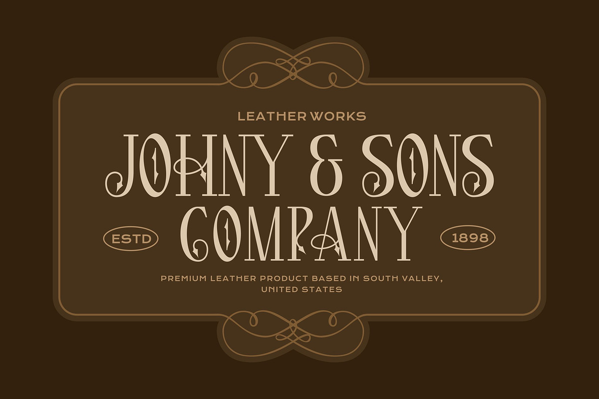 Depawson - Decorative Roman Style, a Serif Font by Imoodev (Photo 3 of 5)
