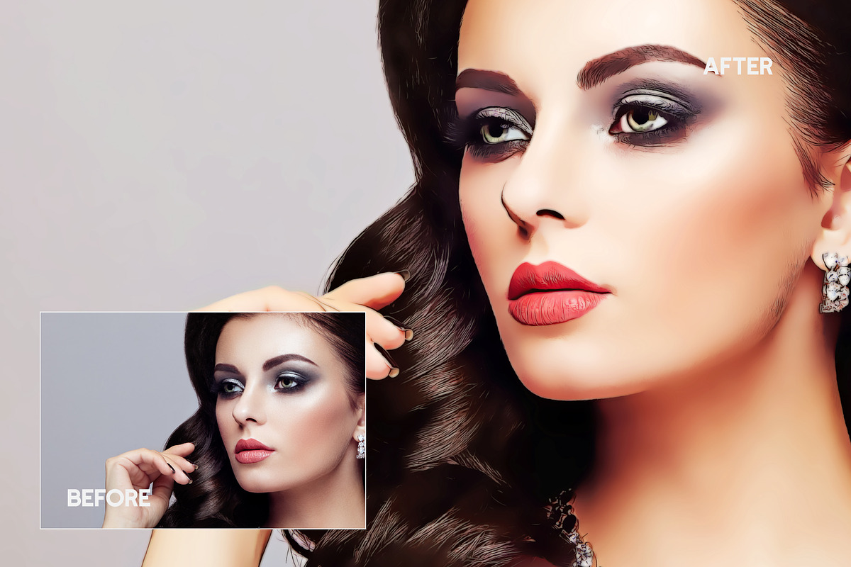 Beauty Paint Photoshop Action, an Action Add-On by Effect-Hub (Photo 6 of 7)
