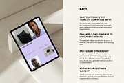 Purple Squarespace 7.1 Template, a Websites & App Template by Row Creative (Thumbnail 9 of 10)