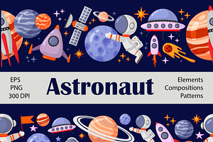Astronaut Kids Clipart