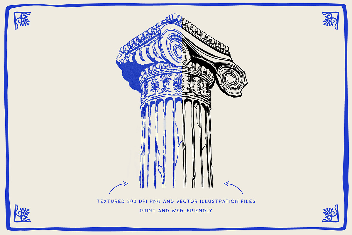 Minos Mediterranean Clip Art, an Object Graphic by Studio Ludis (Photo 5 of 7)