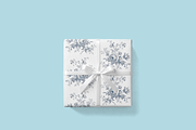 Blue Toile de Jouy Floral Pattern, a Pattern Graphic by elif (Thumbnail 6 of 8)