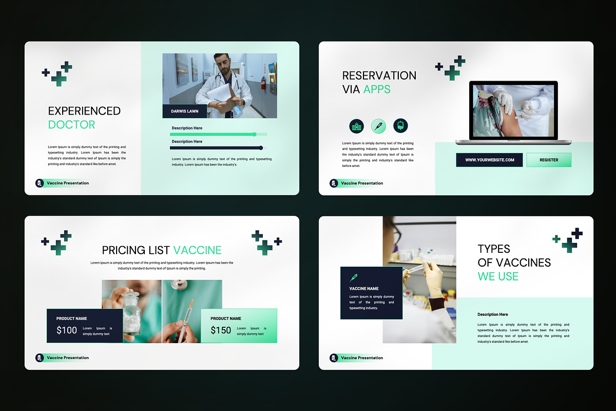 Vaccine Presentation Google Slides, a Presentation Template by SquidPixey (Photo 3 of 7)