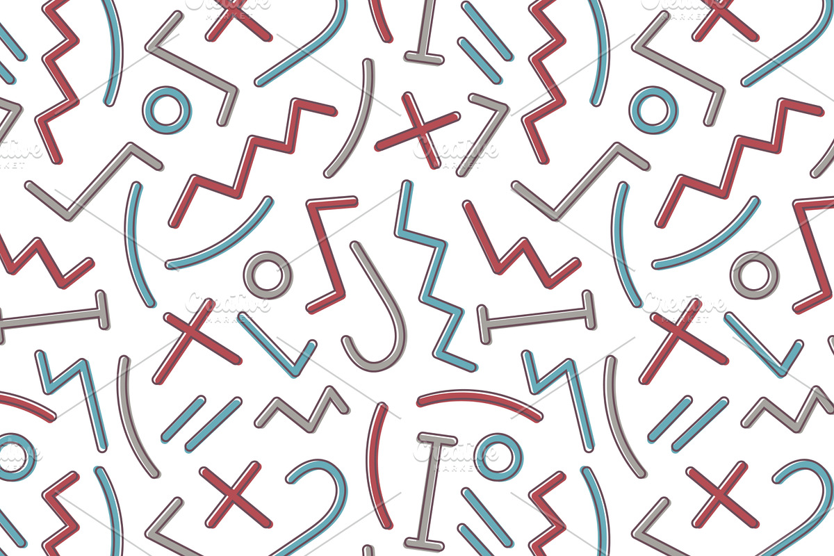 Abstract seamless patterns, a Pattern Graphic by Good Studio (Photo 4 of 6)