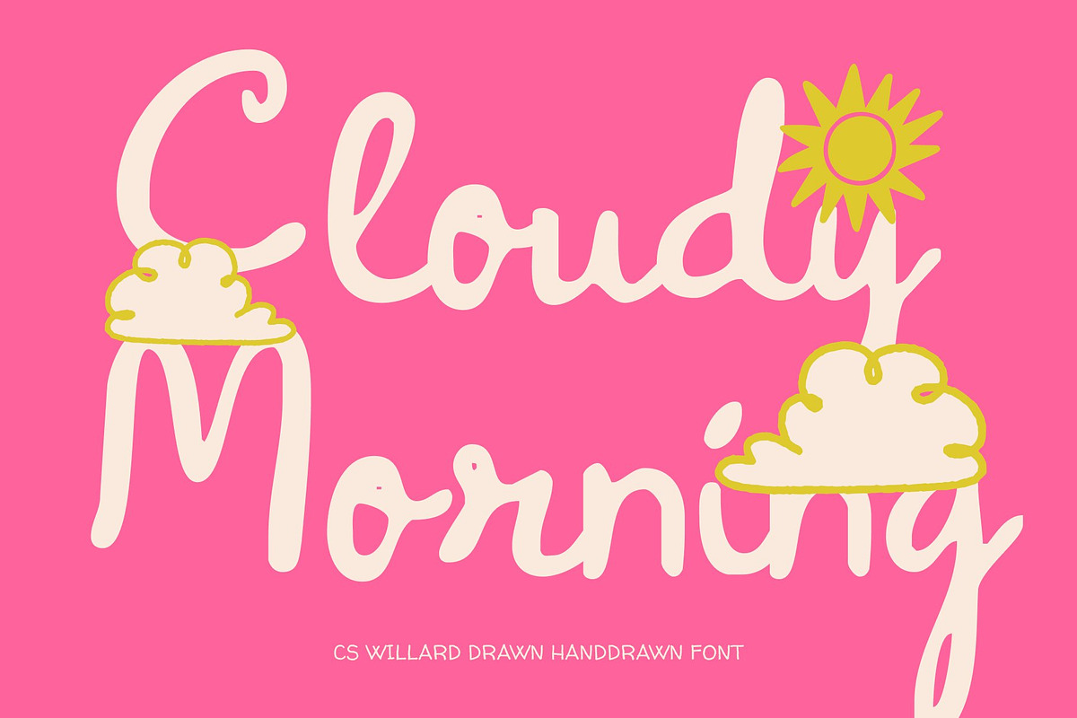CS Willard Drawn, a Script Font by Craft Supply Co. (Photo 2 of 8)