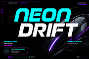 Graind - Futuristic Extended Font, a Sans Serif Font by RagamKata (Thumbnail 2 of 10)