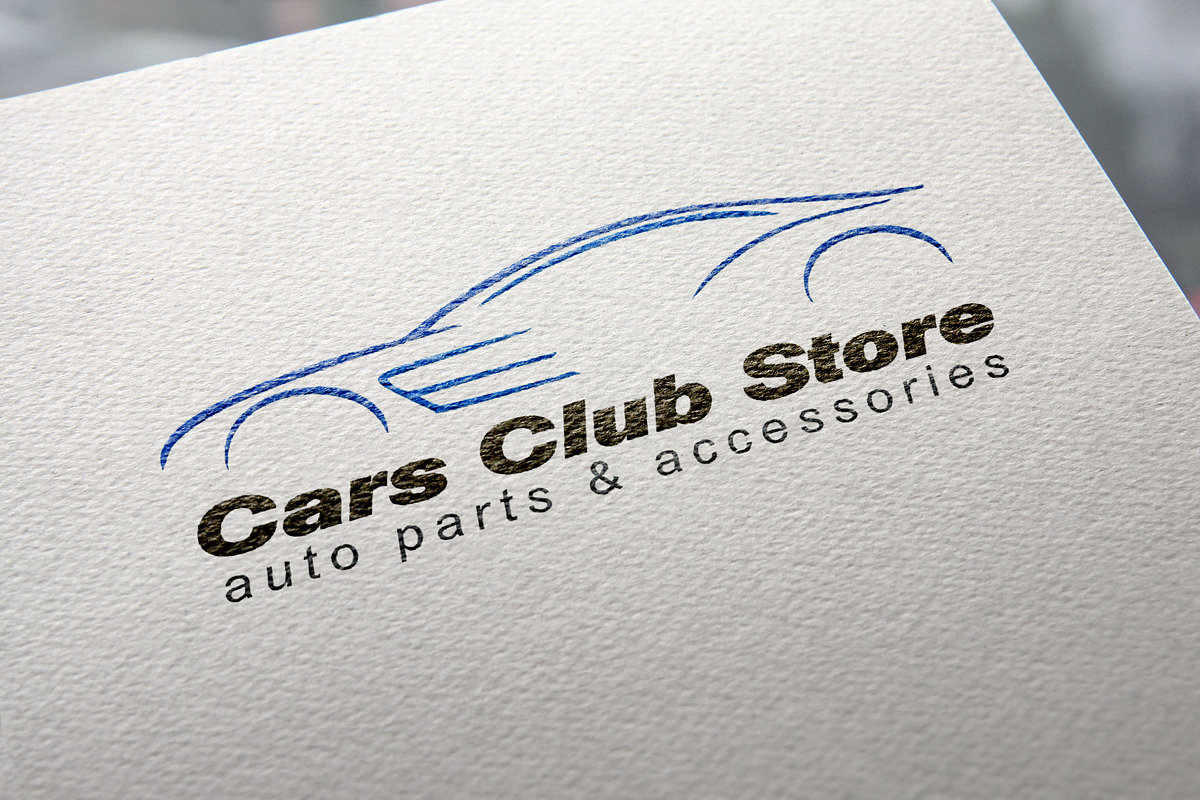 Cars Club Store Logo, a Graphic by jwizard store (Photo 2 of 8)
