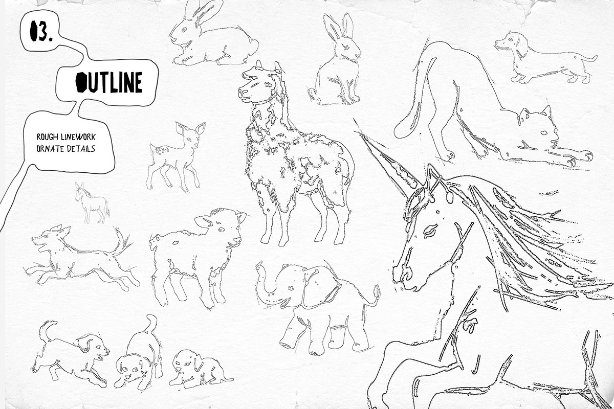 Cute Animals Graphic Pack, an Object Graphic by Inartflow (Photo 7 of 20)