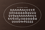 Nortman - Embroidery Display BX Font, a Sans Serif Font by overlaytemplates (Thumbnail 5 of 5)