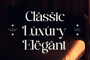 Luxoria - Classy Retro Serif Font, a Serif Font by Flawless And Co (Thumbnail 10 of 10)