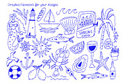 Fisherman Aesthetic – Font+Graphics, a Handwritten Font by AnkaDrozd (Thumbnail 3 of 8)