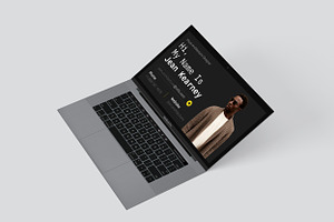 Laptop Business Card - Personal