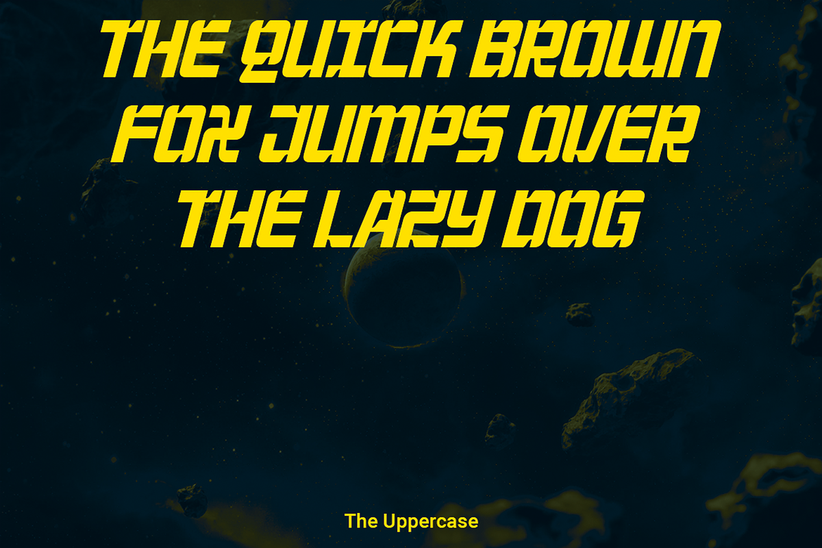 Gorsimo - Futuristic Italic Fonts, a Font by Konstantine Studio (Photo 2 of 4)