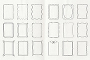 Hand Drawn Decorative Frames, a Decorative Illustration by PixMarket (Thumbnail 2 of 7)