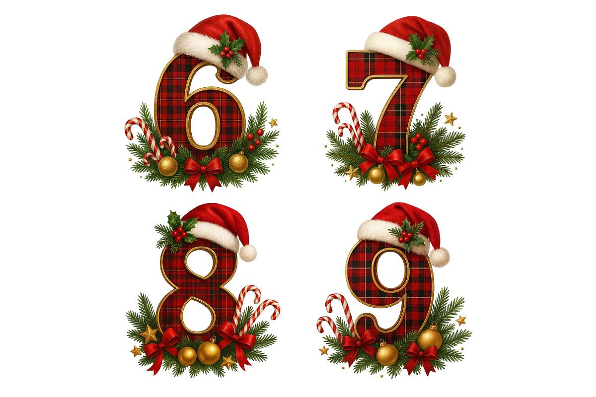 Christmas Alphabet Latter Clipart Pn, an Illustration by Daily.Designs (Photo 5 of 5)