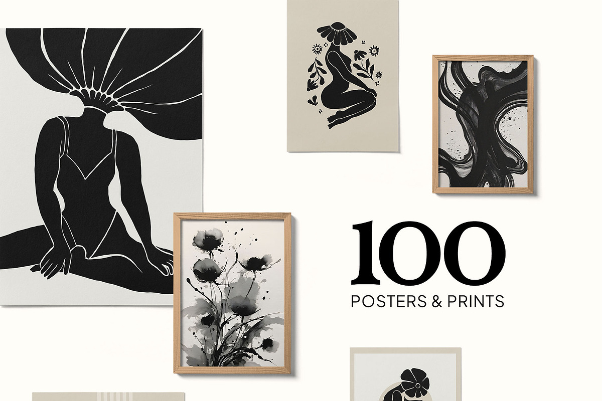 100 | Body Flora Poster Builder, an Object Graphic by KetteCreate (Photo 5 of 20)