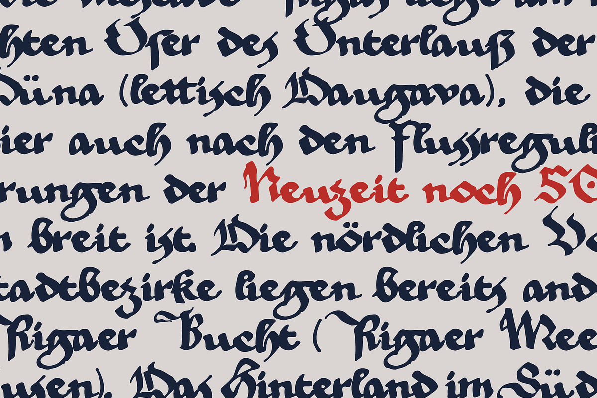 Riga Blackletter, a Blackletter Font by kaer_shop (Photo 5 of 13)