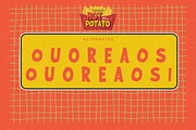 Hot Potato - All Caps Display Font, a Sans Serif Font by Gassstype (Thumbnail 8 of 8)