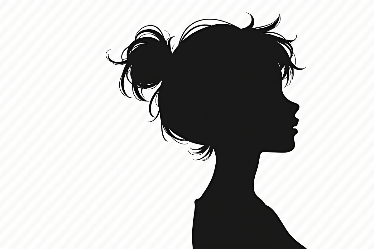 Romantic Love Cameo Silhouette, an Illustration by abu67222 (Photo 5 of 8)