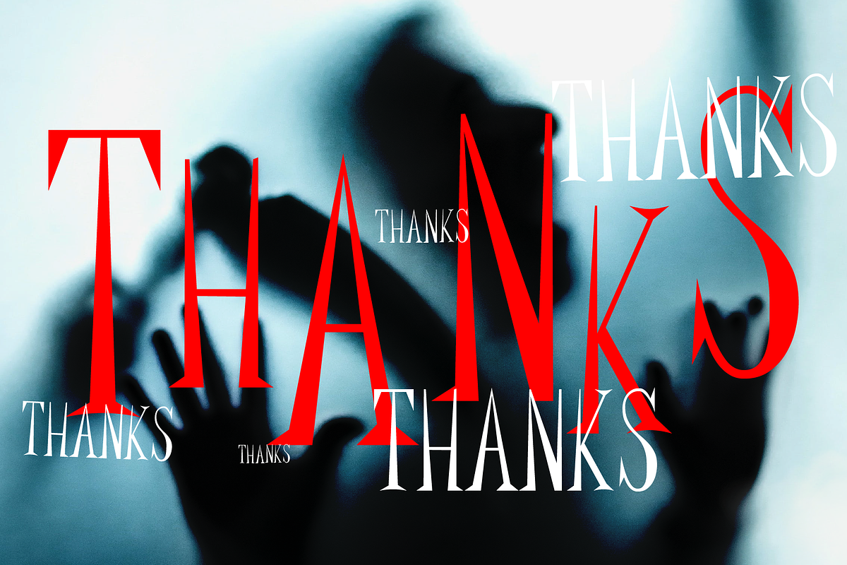 Palikan - Horror Display, a Serif Font by HipFonts (Photo 7 of 7)