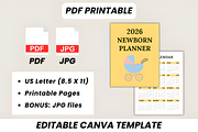 2026 Newborn Planner Canva Template, a Marketing Template by Ink Gallery (Thumbnail 9 of 10)