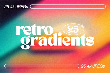 Retro Gradients Background Pack