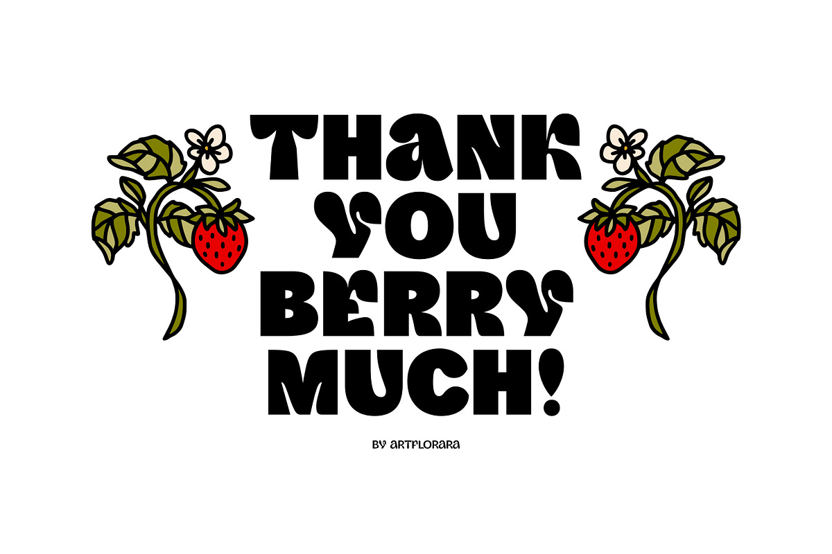 Hand Drawn BOTANICAL BERRIES, an Object Graphic by Artflorara (Photo 9 of 9)