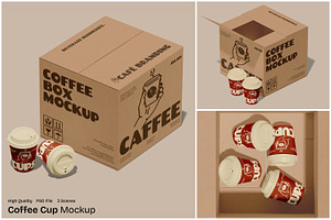 Coffee Cup Mockup, a Cups & Container Mockup by Unerispace