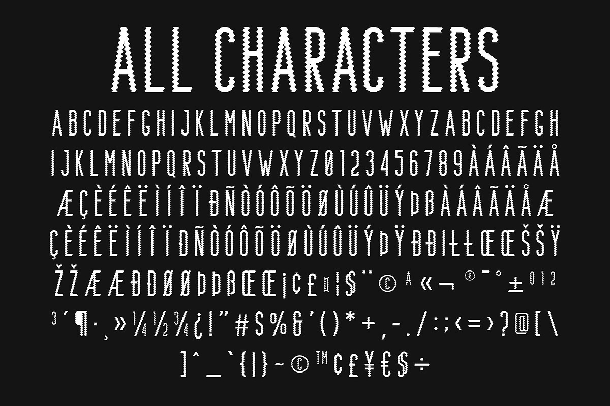 Bondie Distort, a Sans Serif Font by Craft Supply Co. (Photo 8 of 8)