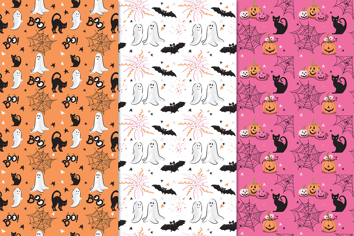 Cute Halloween Digital Papers, a Pattern Graphic by ItsDianaDesign (Photo 3 of 4)