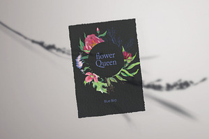 Flower Queen. Botanical Vintage